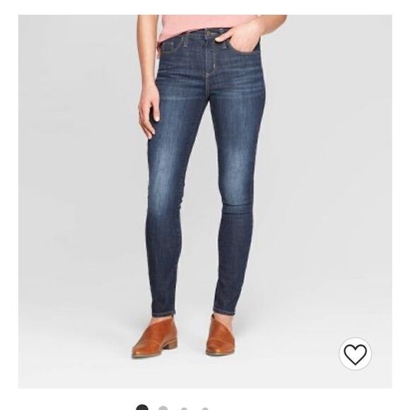 👠Universal thread high rise skinny jeans.  Size 2/26 - Picture 1 of 7